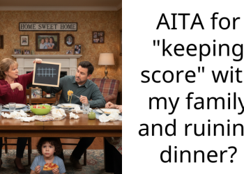 Man Accused Of “Keeping Scores” And Ruining Family Dinner After He Pointed Out How He’s Been Treated Unfairly All His Life