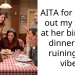 Birthday Vibe Gets Ruined As Woman Dares To Counter Family’s Golden Child For Being So Inconsiderate