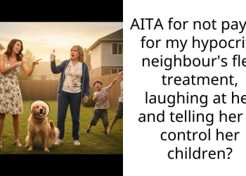 Man Refuses To Pay For His Hypocrite Neighbor’s Flea Treatment, Laughed At Her And Told Her To Control Her Kids