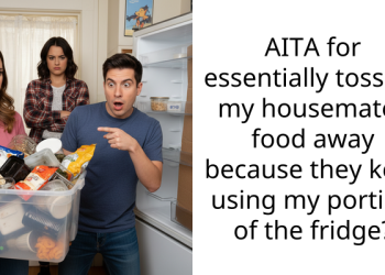 Redditor Finds Themselves in a Sticky Situation When Housemate Trespa*ses into Their Designated Fridge Space