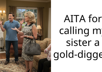 Redditor Gets Screamed At By His Sister For Calling Her A Gold Digger