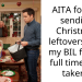Redditor And His Wife Labeled As Selfish After Refusing To Give Wife’s Brother Christmas Dinner Leftovers