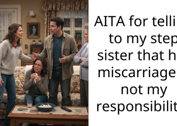 OP Snaps Back At Her Step Sister, Saying It’s Not Her Fault She Had A Miscarriage