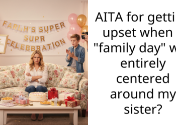 Teen Gets Upset With Her Parents For Making “Family Day” All About Her Younger Sister, Gets Accused Of Ruining It