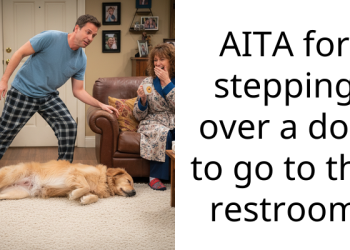 Redditor Confronted By Fuming Dog Parent After Stepping Over Pooch To Reach The Restroom