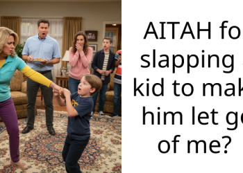 AITAH for slapping a kid to make him let go of me?