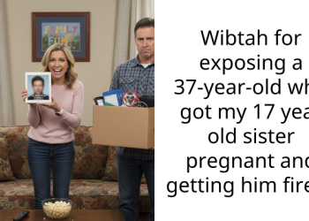 Wibtah for exposing a 37-year-old who got my 17 year old sister pregnant and getting him fired?