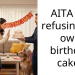 Upset Woman Refuses Birthday Cake Because Husband Picked The Wrong Flavor