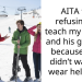 Sk**led Skier Refuses To Teach Cousin And GF Who Prioritize Selfies Over Safety, Gets Called Out