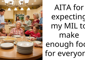 Redditor Asks If She’s Wrong To Expect MIL To Prep Her Food While Visiting, Considering She Already Cooks For Her Grandson And Herself