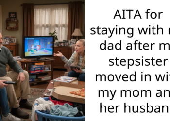 Redditor Decides To Live With Dad After His Stepsister Moved In With His Mother And Her Husband