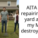 Man Repairs Lawn After Mother-In-Law Destroyed It, Wife Takes Her Mother’s Side