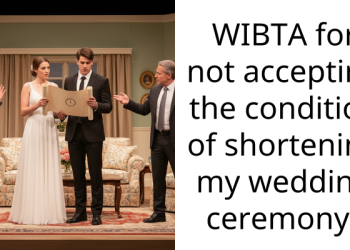 Couple Refuses to Shorten Their Wedding Ceremony to Accommodate Another Couple Who Wants Their Date, Gets Told to Be the Bigger Person