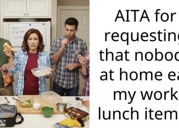 Inconsiderate Family Thinks Man Is Selfish After He Asks Them Not To Eat His Lunch Items