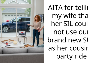 Husband Refuses To Let Wife’s Sister-In-Law Borrow Their Brand New SUV, Her Side Of Family Now Sees Him As “Not Nice”