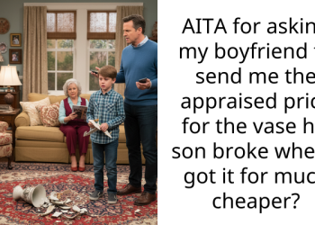 Man Calls Out Girlfriend For Demanding Full Appraised Value Of Vase His Son Broke, Despite Her Buying It For Only $40