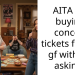 Man Buys Concert Tickets For Him And His GF Without Asking Her First, Gf Says He’s Insensitive For A*suming She Would Go
