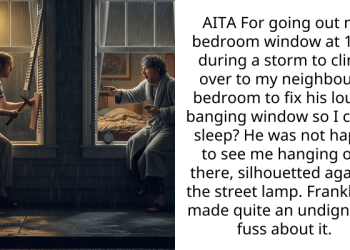 Man Climbs Over To His Neighbor’s Bedroom In The Night To Fix An Issue, Neighbor Lets Out A Frightful Scream Which Led To Instant Coldness