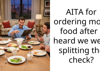 Man Reacts To Surprise 50/50 Bill Split At Pricy Birthday Dinner By Ordering More Food, Just “To Be Fair”