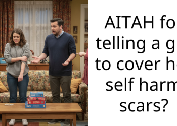 AITAH for telling a girl to cover her self harm scars?