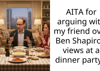AITA for arguing with my friend over Ben Shapiro’s views at a dinner party?