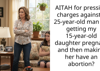 AITAH for pressing charges against a 25-year-old man for getting my 15-year-old daughter pregnant and then making her have an abortion?