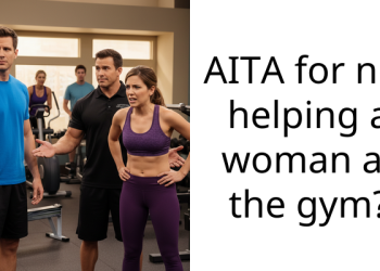 AITA for not helping a woman at the gym?