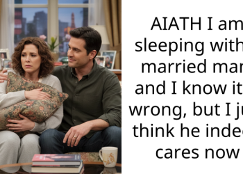 AIATH I am sleeping with a married man, and I know it is wrong, but I just think he indeed cares now