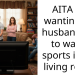 AITA for wanting my husband not to watch sports in the living room.