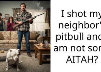 I shot my neighbor’s pitbull and i am not sorry AITAH?