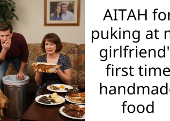 AITAH for puking at my girlfriend’s first time handmade food