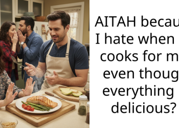 AITAH because I hate when BF cooks for me, even though everything is delicious?