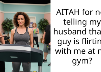 AITAH for not telling my husband that a guy is flirting with me at my gym?