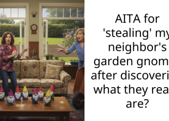 AITA for ‘stealing’ my neighbor’s garden gnomes after discovering what they really are?