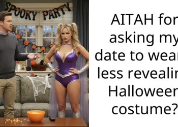 AITAH for asking my date to wear a less revealing Halloween costume?