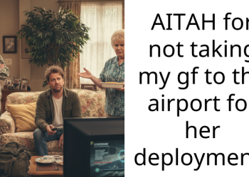AITAH for not taking my gf to the airport for her deployment?