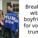 Breakup with boyfriend for voting trump