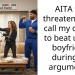 AITA for threatening to call my cousin to beat up my boyfriend during an argument?