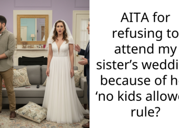 AITA for refusing to attend my sister’s wedding because of her ‘no kids allowed’ rule?