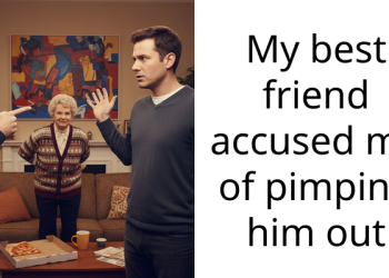 My best friend accused me of p**ping him out