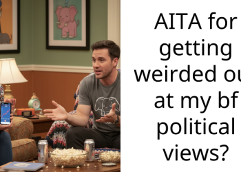 AITA for getting weirded out at my bf political views?