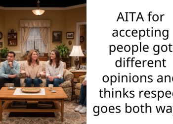 AITA for accepting people got different opinions and thinks respect goes both ways.