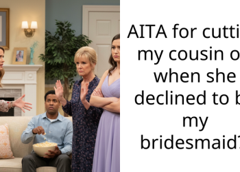AITA for cutting my cousin off when she declined to be my bridesmaid?