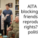 AITA for blocking Dad’s friends over reproductive rights? (TW: politics)