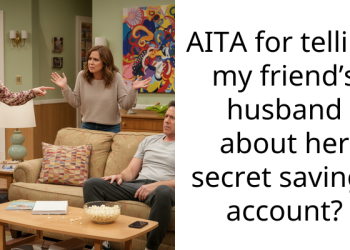AITA for telling my friend’s husband about her secret savings account?