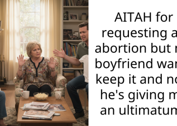 AITAH for requesting an abortion but my boyfriend wants keep it and now he’s giving me an ultimatum?