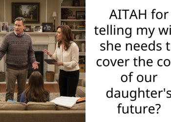 AITAH for telling my wife she needs to cover the cost of our daughter’s future?