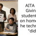 AITA For Giving a student an F on homework he technically “did”?