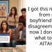 I got this message from my boyfriend after a disagreement and now I don’t know what to do… AITAH??