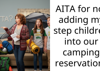 AITA for not adding my step children into our camping reservation?